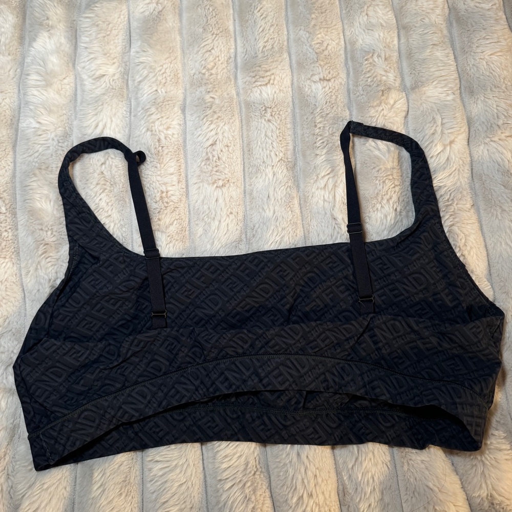 Fendi x SKIMS collab Women's Black Bralette